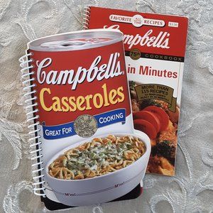 Campbells Cook Books Spiral Bound Paperback Set of 2 Unused